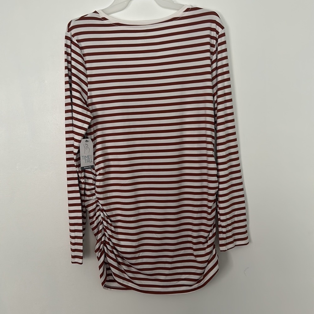 Time and Tru Women's Maternity Long Sleeve T-Shirt Size M - Picture 10 of 11